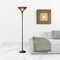 Edge Collections - 71" - Brown - Stylish Torchiere Floor Lamp for Warm Ambient Lighting - 1 Piece